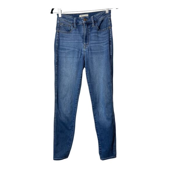 Madewell Curvy Roadtripper Jeans Size 26  Style MB685 Skinny Jeans Stretchy - Picture 2 of 8